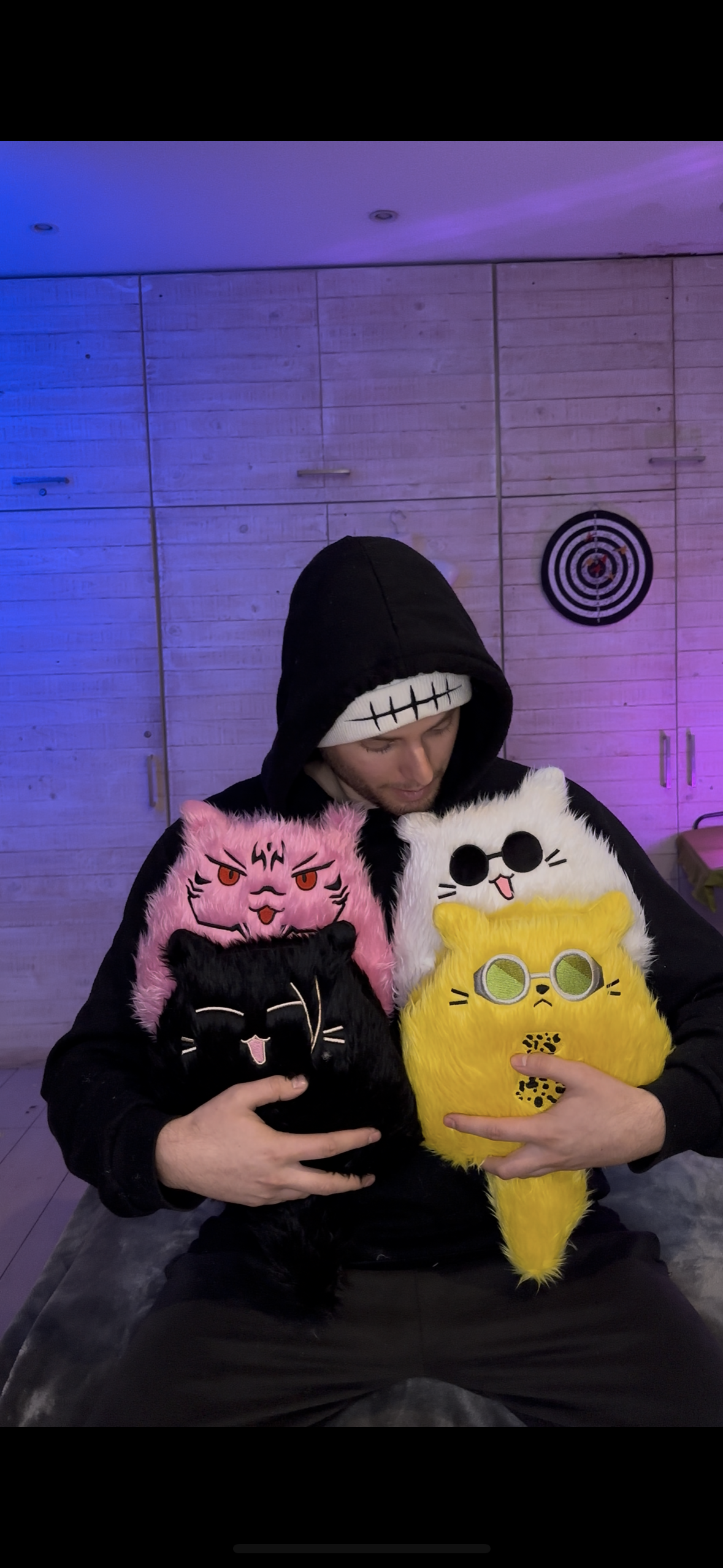 GOJO GATO PELUCHE (SONRIENDO)