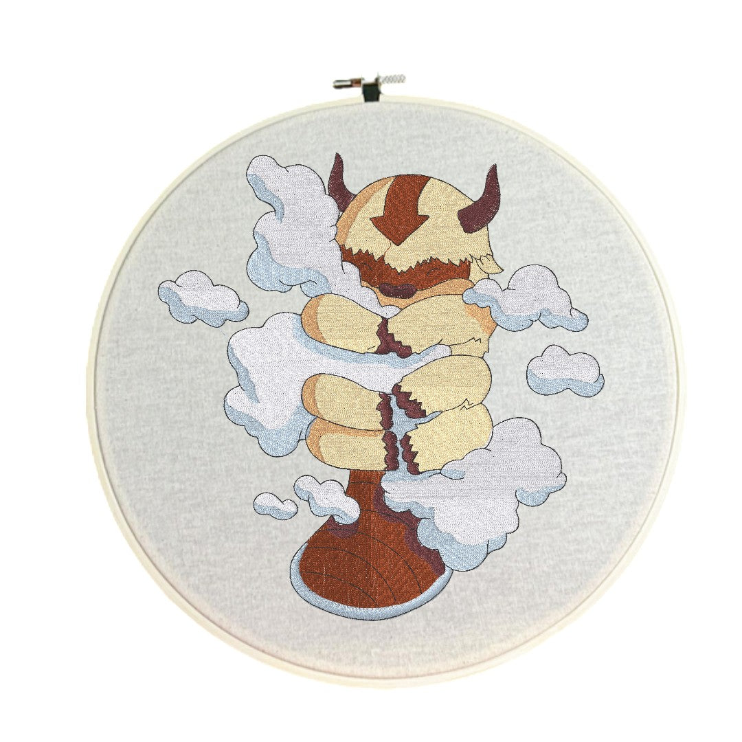 Bordado de Appa - Bastidor 24cm