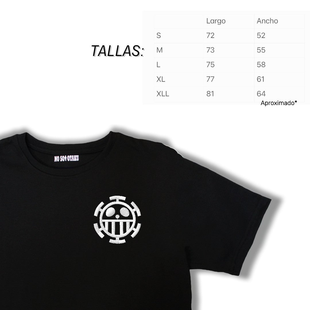 CALAVERA TRAFALGAR LAW POLERA