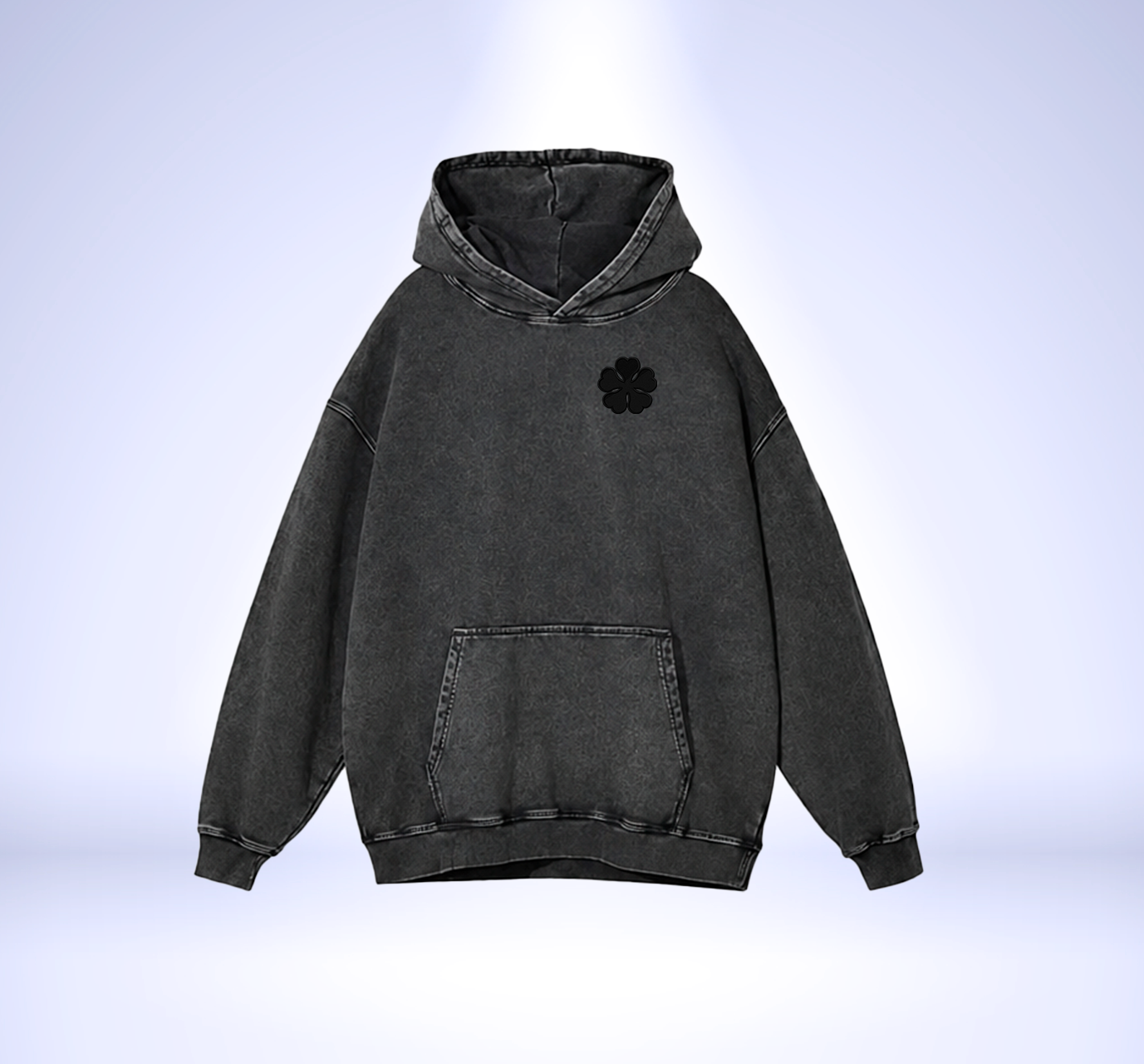Black Clover Overside Acid Wash