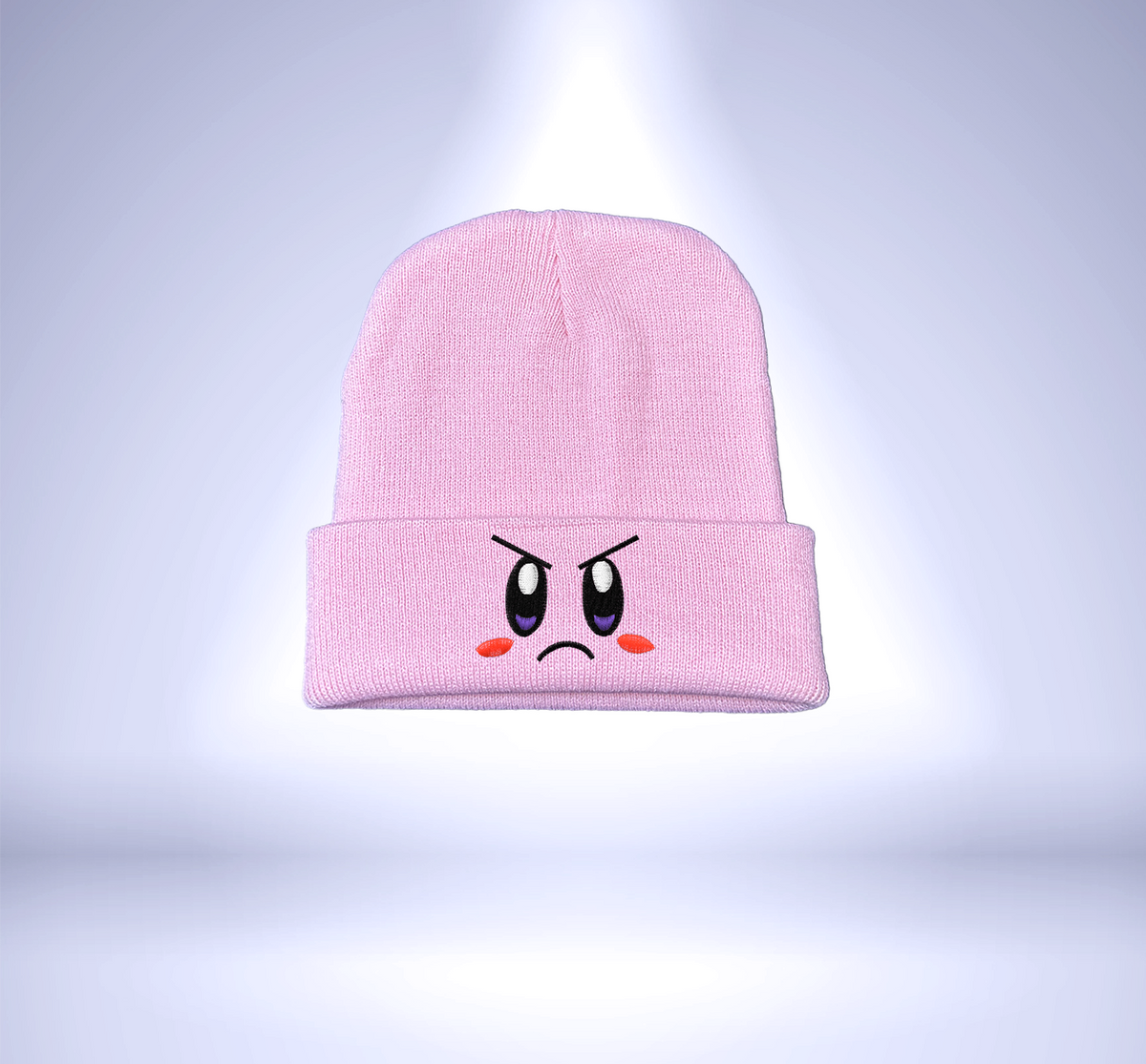 KIRBY FELIZ/ENOJADO - Gorro Bordado